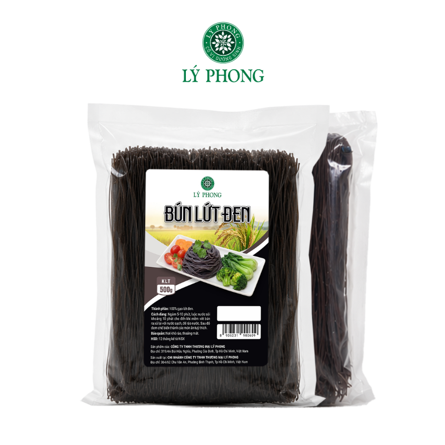 Bún lứt đen - Bịch 500gram